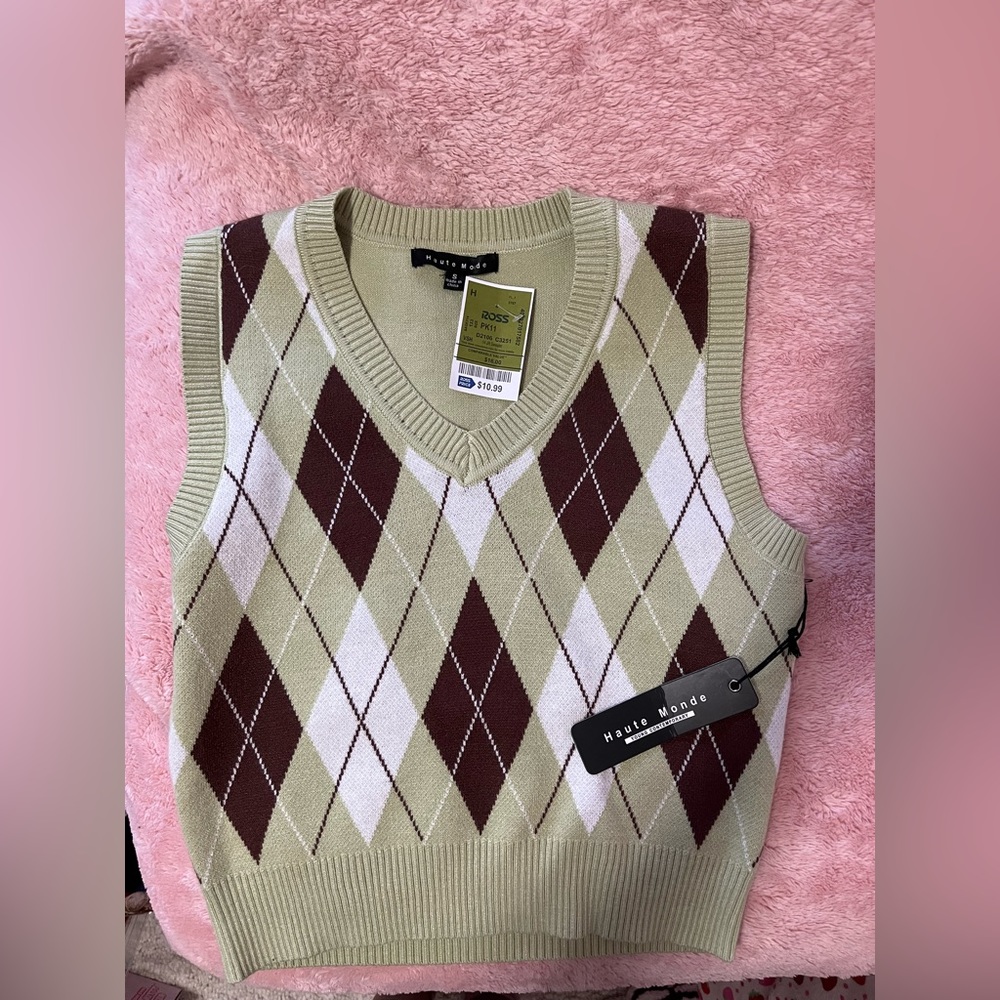 green checkered vest ☆